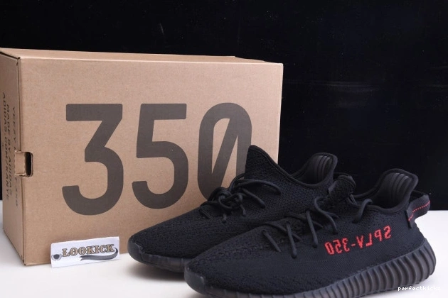 Black Adidas CP9652 Boost 350 Yeezy Red V2 0817